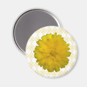Gele Marigold Magnet (Voorkant / Achterkant)