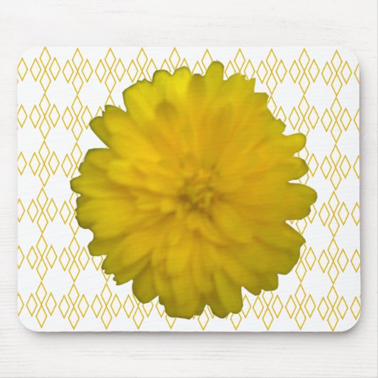 Gele marigold Mousepad Muismat (Voorkant)
