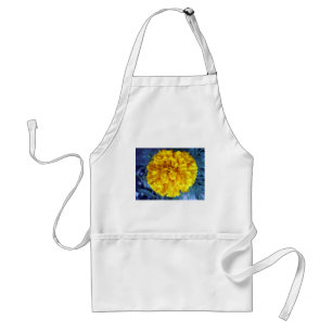 Gele marigold standaard schort