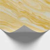 Gele marmer cadeaupapier (Hoek)