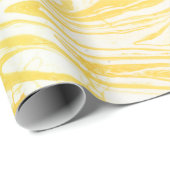 Gele marmertextuur. Handtekening Cadeaupapier (Rol Hoek)