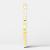 Gele marmertextuur. Handtekening Case-Mate iPhone Case (Achterkant / Links)