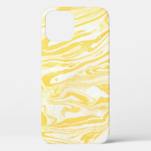 Gele marmertextuur. Handtekening Case-Mate iPhone Case
