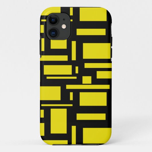 Gele Maze Case-Mate iPhone Case (Achterkant)