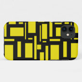 Gele Maze Case-Mate iPhone Case (Achterkant (horizontaal))