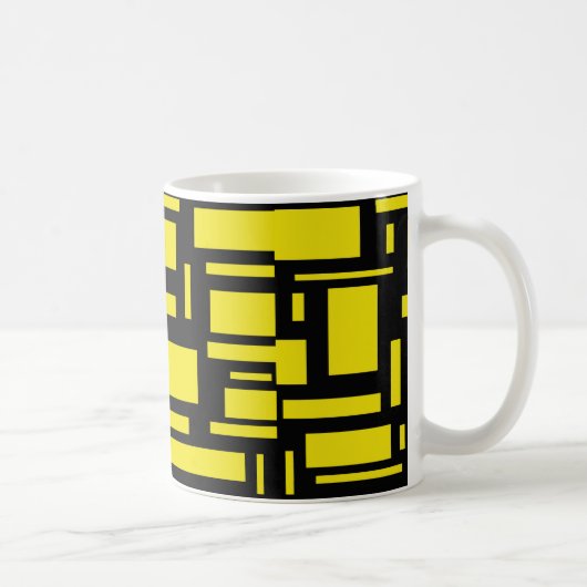 Gele Maze Koffiemok (Rechts)