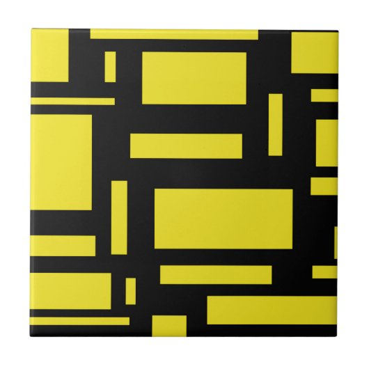Gele Maze Tegeltje (Voorkant)