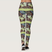Gele mazelen legen leggings (Achterkant)