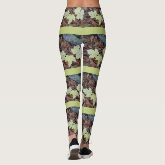 Gele mazelen legen leggings (Achterkant)