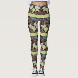 Gele mazelen legen leggings