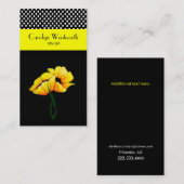  gele mazen en Visitekaartje van pooldot (Voorkant / Achterkant)