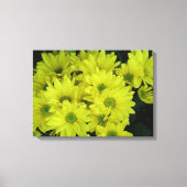 gele melkbloemen canvas afdruk (Voorkant)