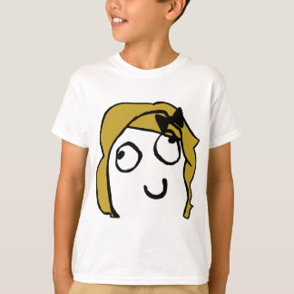 Gele meme t-shirt