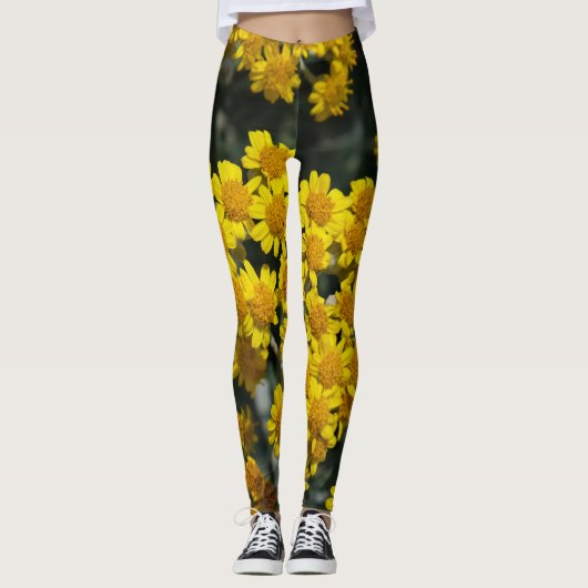 Gele Mess Leggings (Voorkant)