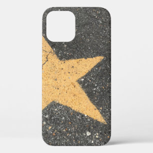 Gele met sterren bedrukte beweging Case-Mate iPhone case
