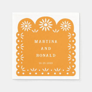 GELE MEXICAAN PAPEL PICADO SERVET