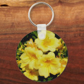 Gele mini Lilies Sleutelhanger (Voorkant)