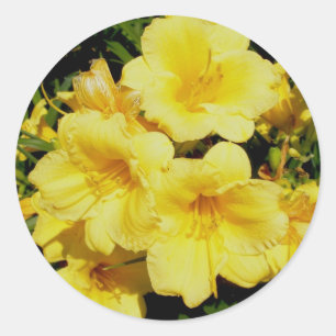 Gele mini Lilies Stickers
