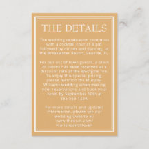 Gele minimalistische moderne bruiloft