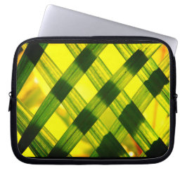 Gele minnaar laptop sleeve