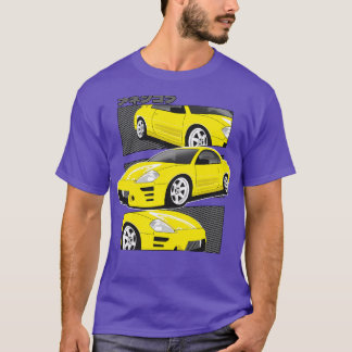 Gele Mitsubishi Eclipse 3g T-shirt