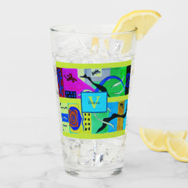 Gele Mode Abstracte inspiratie uit Matisse Glas