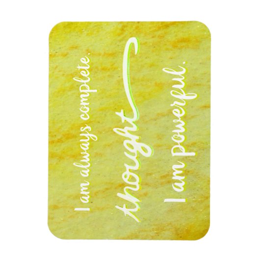 Gele modedraden, magneten (Verticaal)