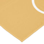 Gele Moderne Minimale Lijn Borstelstreken Tafelkleed (Gekanteld)