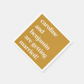 Gele moderne, minimalistische weddenschappen op ma servet (Hoek)