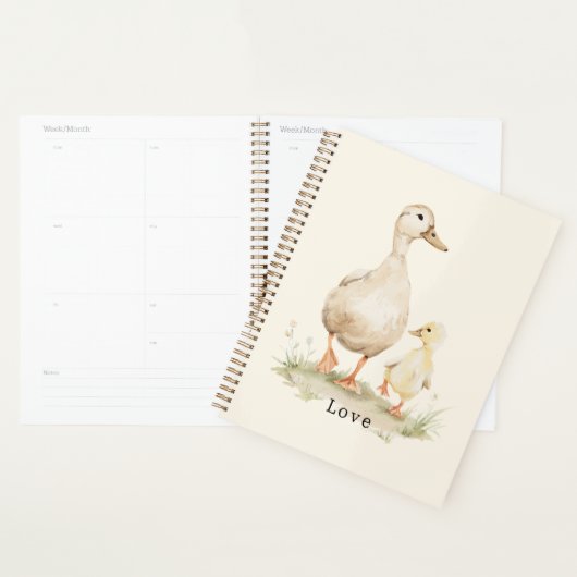 Gele Moeder Baby Eenden Planner (Display)