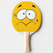 Gele moji met cared Yellow Tafeltennisbatje (Voorkant)