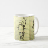 Gele Mok voor roboketschotel (Voorkant rechts)