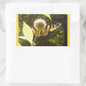 Gele Monarch-sticker Rechthoekige Sticker (Tas)