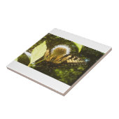 Gele monboogkeramische Tegel Tegeltje (Zijkant)