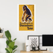 Gele Monkey - Luciferdoosje Print - Esthetische Mu (Thuiskantoor)