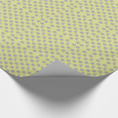 Gele moonen en sterpatroon cadeaupapier (Hoek)