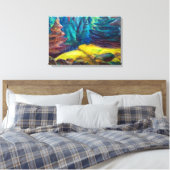 Gele mos | Emily Carr | Canvas Afdruk (Insitu (Slaapkamer))