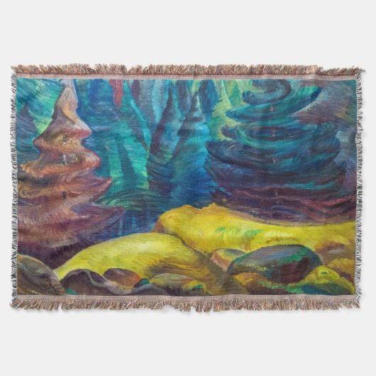 Gele mos | Emily Carr | Deken (Voorkant)