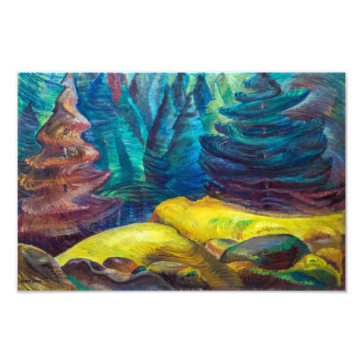Gele mos | Emily Carr | Foto Afdruk (Voorkant)