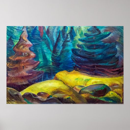Gele mos | Emily Carr | Poster (Voorkant)