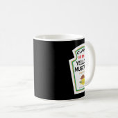 Gele mosterd DIY Halloween kostuum koppels en ga Koffiemok (Voorkant rechts)