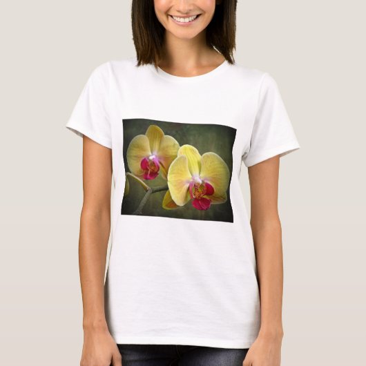 Gele moth Orchids - Phalaenopsis T-shirt (Voorkant)