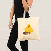 Gele mousserende Canvas tas - Schilderen (Voorkant (product))
