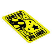 Gele Movie Ticket Flexible Magnet Magneet (Rechterzijde)