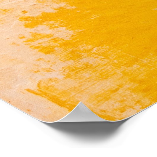 Gele muur in Malta poster (Hoek)