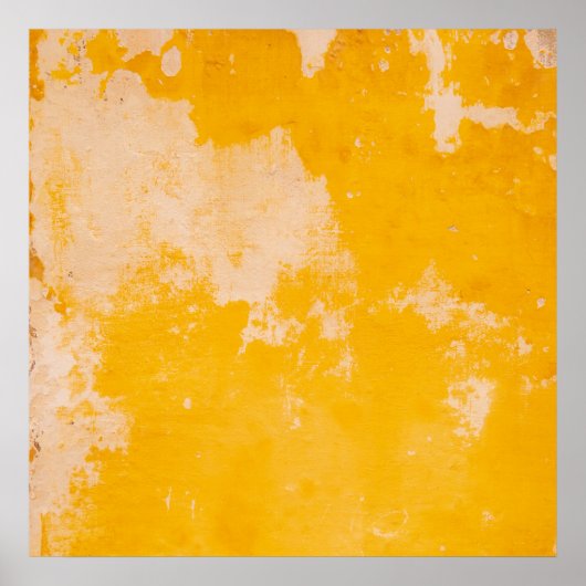 Gele muur in Malta poster (Voorkant)