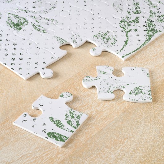 Gele  naaimachine, gepersonaliseerd legpuzzel (Zijkant)