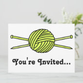 Gele naald van geel en broeknaalden kaart (Staand voorkant)