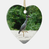 Gele nachtheron keramisch ornament (Rechts)