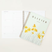Gele narcis aquarel schilderij planner (Display)